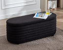 Storage Ottoman Bench with Hidden Storage & Safety Hinge