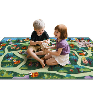 Kids Playroom Rug – Washable Non-Slip Play Carpet