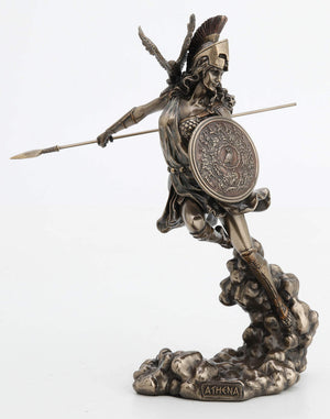 Greek Goddess Athena Bronze Finish Statue