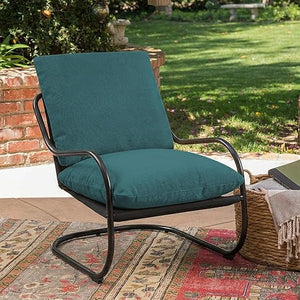 Modern Metal Frame Accent Chair with Upholstered Cushion