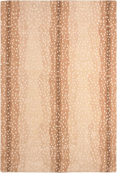 Hand-Tufted Wool Runner Rug – Antelope Pattern