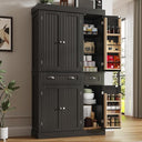 71" Tall Kitchen Pantry Cabinet with Doors & Drawers