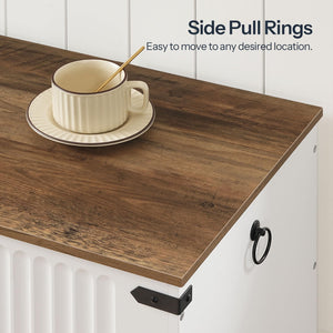 Farmhouse Storage Bench with Safety Hinge Lid