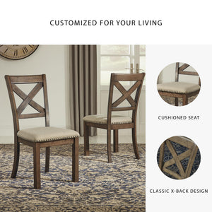 Upholstered Dining Room Chairs Set of 2