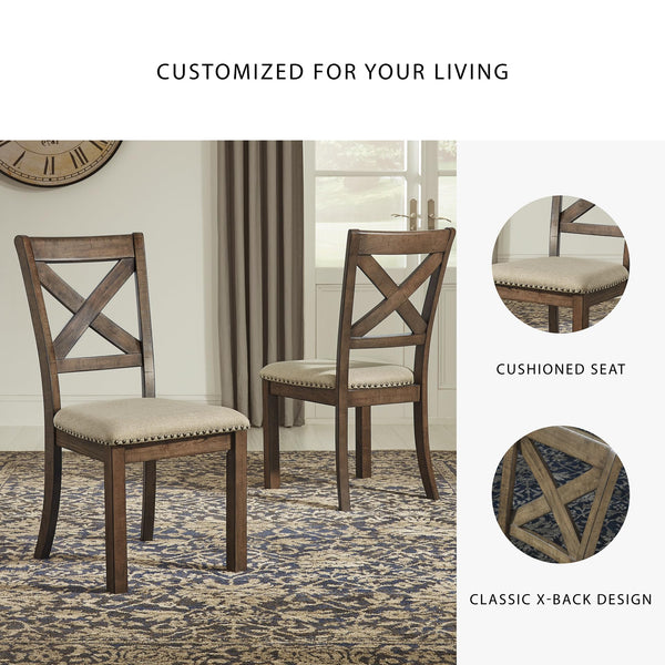 Upholstered Dining Room Chairs Set of 2