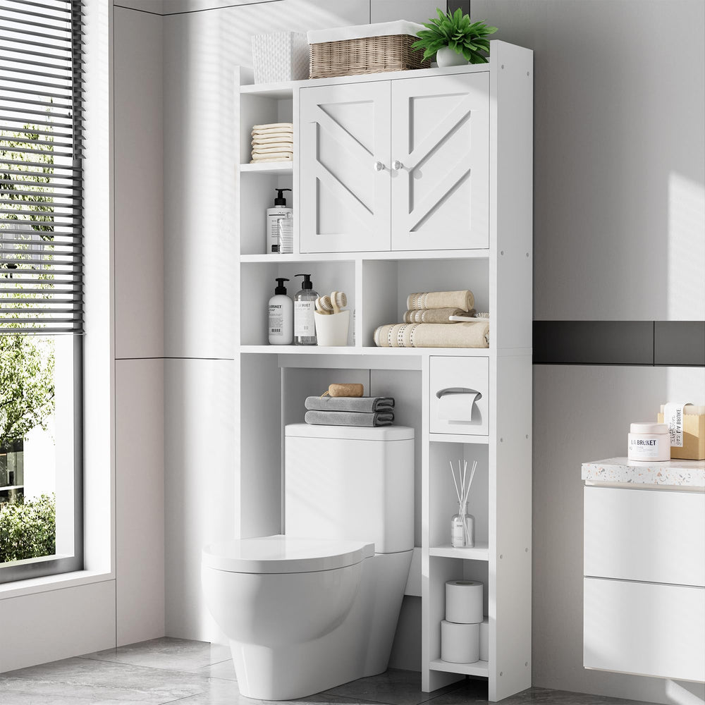 Over Toilet Storage Cabinet with Adjustable Shelf