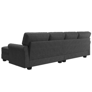 U-Shaped Sectional Sofa with Storage & Reversible Chaise