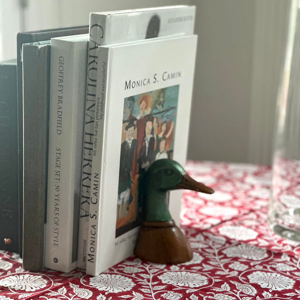 Decorative Iron Bookend Set of 2