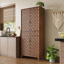 71" Tall Pantry Cabinet with Doors, Drawers & Adjustable Shelves