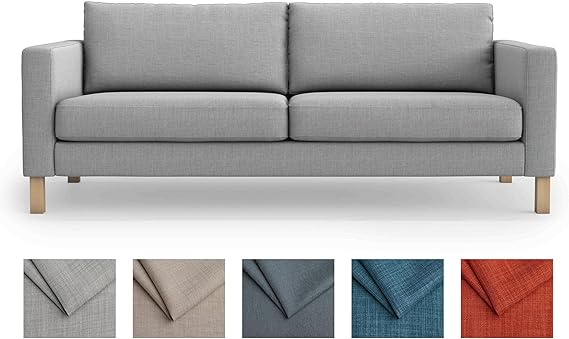 Karlstad 3-Seat Sofa Slipcover – Thick Polyester Replacement Cover