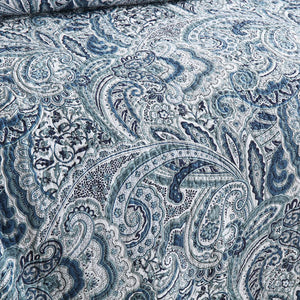 Paisley Cotton Quilt Set – 3-Piece Reversible Bedspread