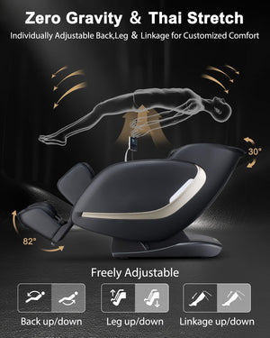 Full Body Massage Chair with SL Track & Zero Gravity