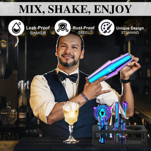 12-Piece Cocktail Shaker & Bartender Kit