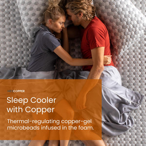 Copper Infused Memory Foam Mattress – Flippable Soft & Firm