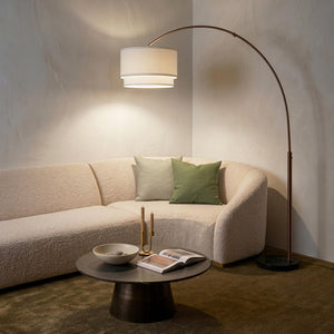 Arc Floor Lamp with Marble Base