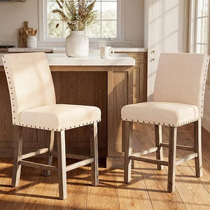 Square Counter Height Dining Table with Barstools