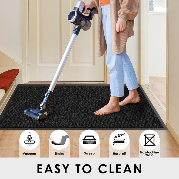 4x6 Heavy Duty Indoor Outdoor Doormat with Non-Slip Rubber Backing
