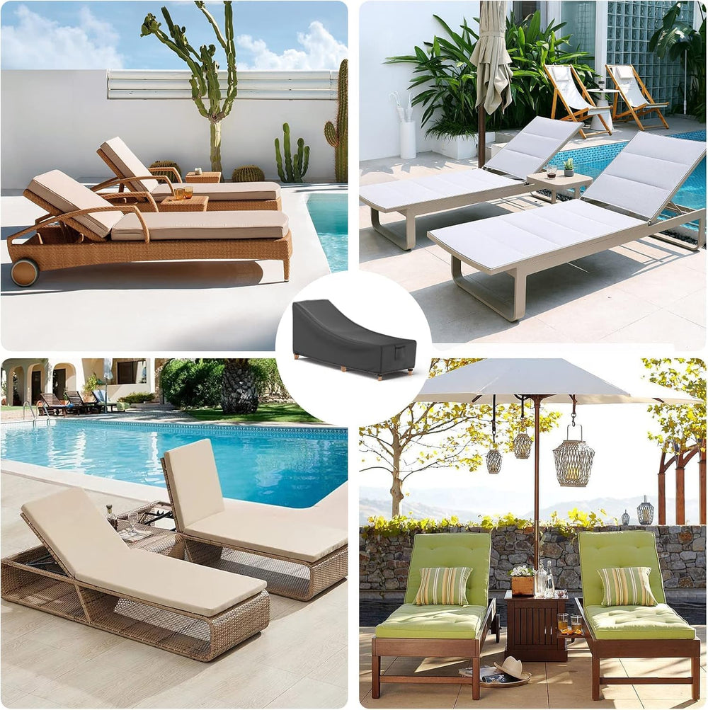 Outdoor Chaise Lounge Cover – Waterproof & UV Resistant