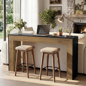 Industrial Counter Height Bar Table with MDF Top