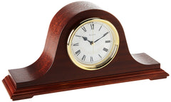 Annette II Chiming Mantel Clock – Mahogany Finish