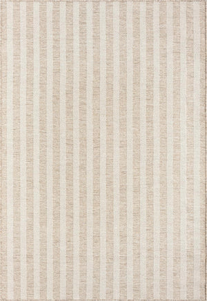 Indoor Outdoor Striped Area Rug – Polypropylene, UV-Resistant, Easy Clean