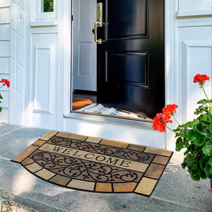 Rubber Outdoor Doormat with Non-Slip Backing