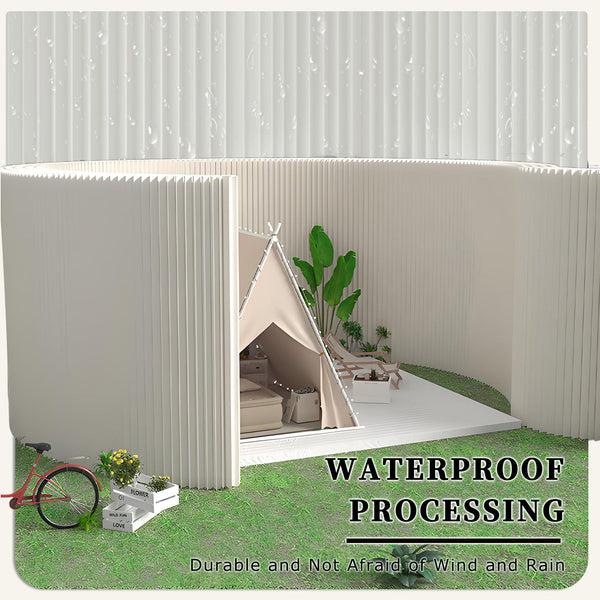Foldable Paper Room Divider – Portable Privacy Screen