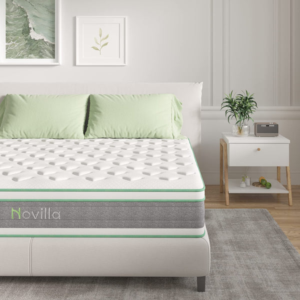 Hybrid Gel Memory Foam Mattress – Medium Firm with Pillow Top