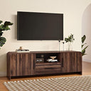 70" Mid-Century Modern TV Stand with Storage