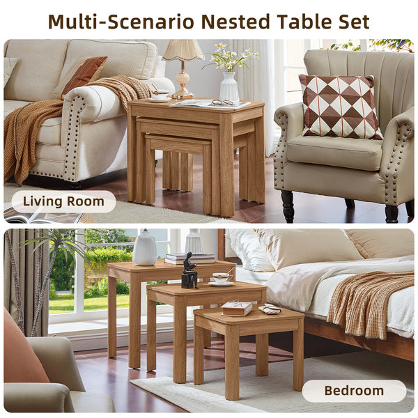 Farmhouse Nesting Tables Set of 3