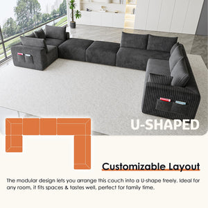 146" Modular Sectional Cloud Couch