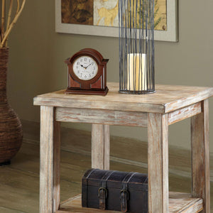 Brown Wooden Mantel Clock with Chime