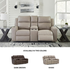 Reclining Loveseat with Console & Cup Holders