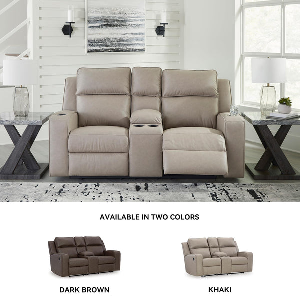 Reclining Loveseat with Console & Cup Holders