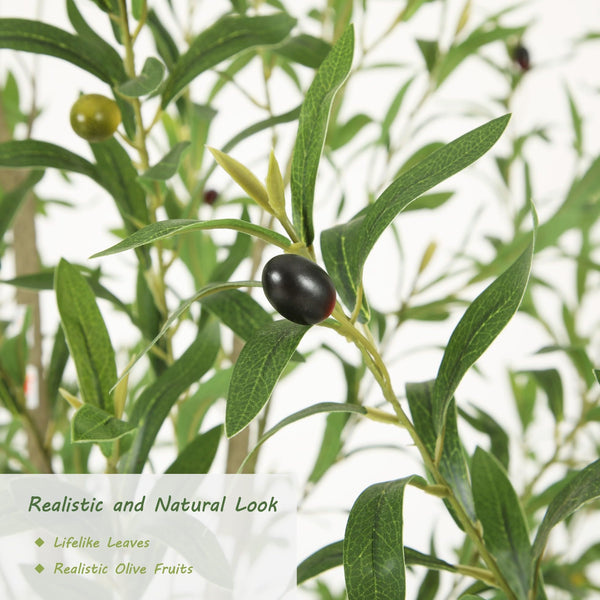 Artificial Olive Tree – UV Resistant Faux Olive Tree for Indoor & Outdoor