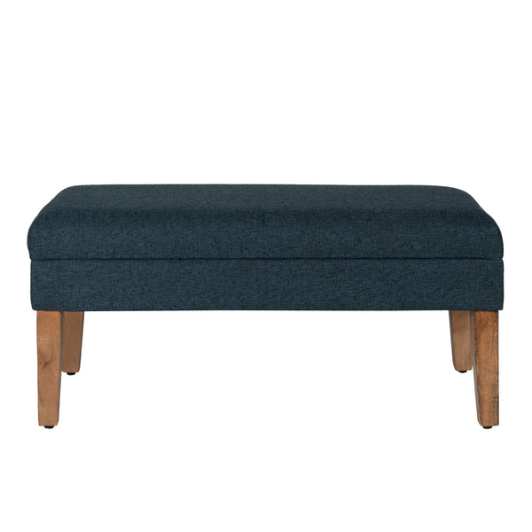 Upholstered Storage Ottoman Bench