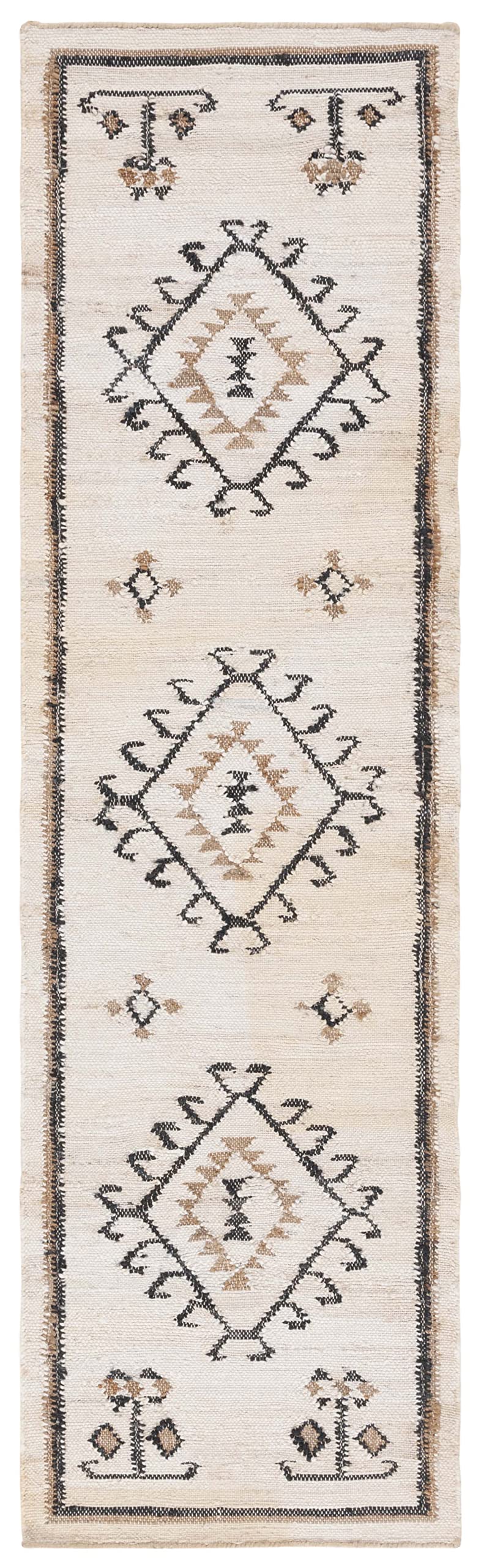 Handmade Jute Kilim Runner Rug 2'3" x 13'