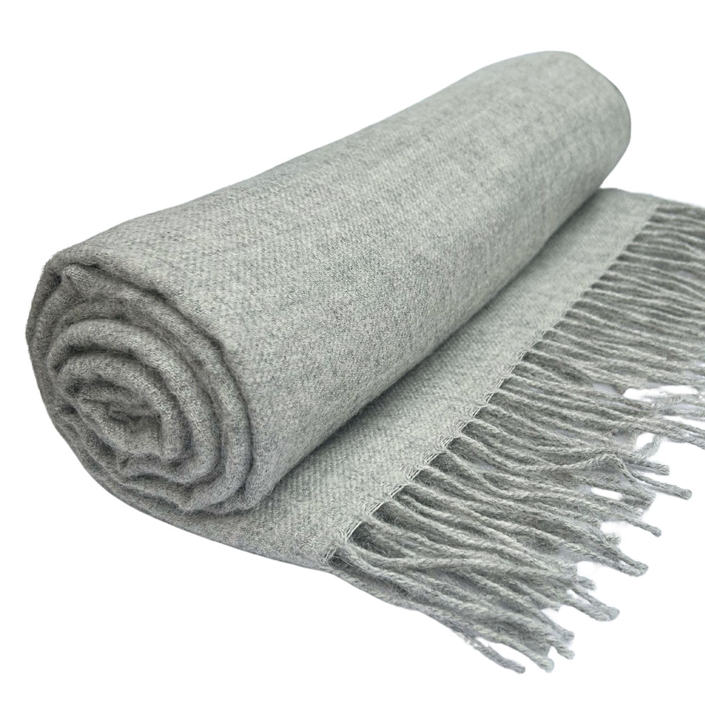 Baby Alpaca Throw Blanket — Handwoven, Lightweight & Breathable