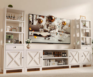 94" Wall Entertainment Center with Power Hub