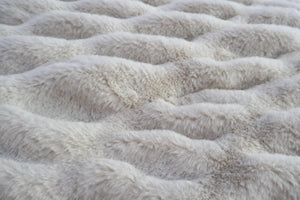 Faux Fur Plush Throw Blanket 50x60