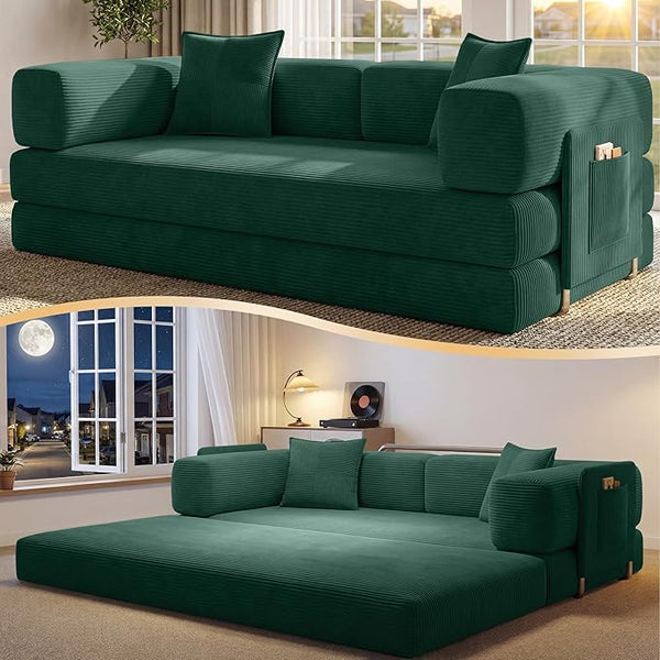 78.8" Convertible Futon Sofa Bed