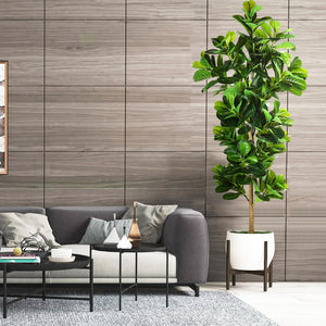 Artificial Fiddle Leaf Fig Tree with Nursery Pot