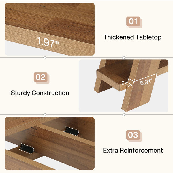 70.87" 3-Tier Narrow Console Table with Storage – Farmhouse Sofa & Entryway Table