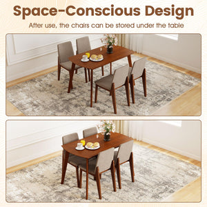 5-Piece Dining Table Set for 4