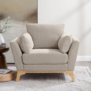 Oversized Accent Chair with Thick Cushion