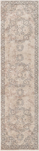 Oregon Distressed Medallion Runner Rug – 2'2" x 8'