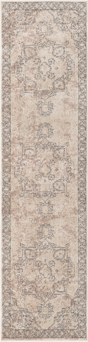 Oregon Distressed Medallion Runner Rug – 2'2" x 8'