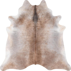 Genuine Brazilian Cowhide Rug – Tricolor Brindle Mix