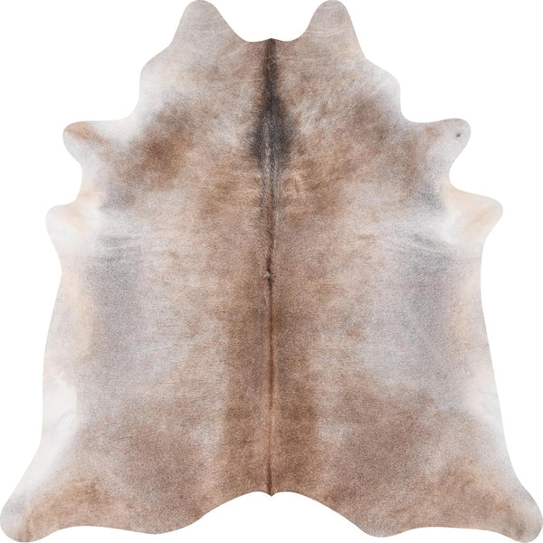 Genuine Brazilian Cowhide Rug – Tricolor Brindle Mix