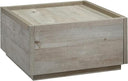 Square Coffee Table with Storage Drawers